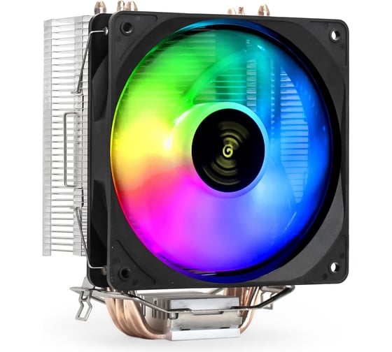 Изображение товара Кулер ExeGate Wizard EXX400V2-PWM.FRGBAl+Cu, 4 тепловые трубки, LGA775/1150/1151/1155/1156/1200/1700/AM2/AM2+/AM3/AM3+/AM4/AM5/FM1/FM2754939940, TDP140W, Fan120mm, PWM, 800-2400RPM 293655