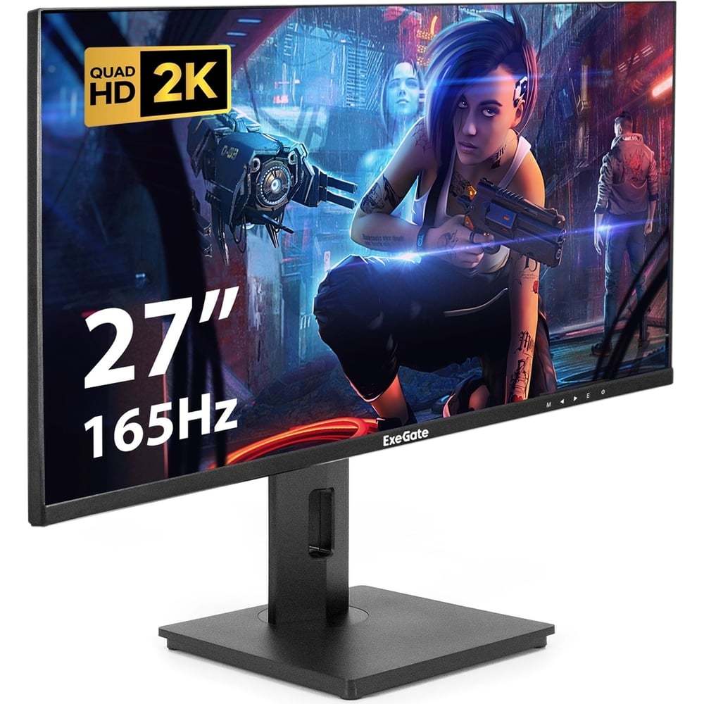 Изображение товара Игровой монитор ExeGate Combat EG2707A 27 IPS 2K 165Hz с HDMI DisplayPort