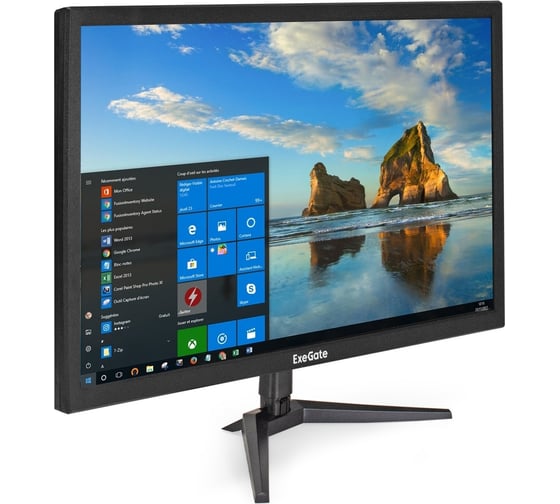 Изображение товара Монитор ExeGate EB2400 23.8, TN LED Grade A+, FHD, 1920x1080@60Гц, 16:9, 200cd m2, 1000:1, 170 160, 5ms, D-Sub, HDMI1.4, Flicker-free, кабель HDMI 1.5м, VESA 294424