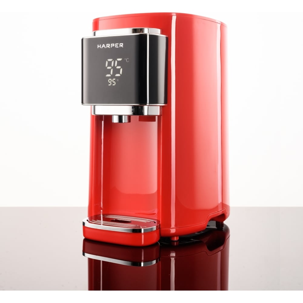 Изображение товара Термопот HARPER HTP-5T01 5л красный с дисплеем и функциями безопасности