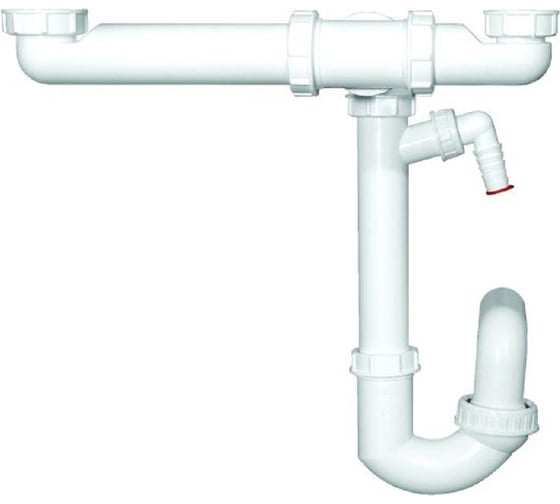 Изображение товара Двойной сифон HL DN 50 HL 126.2/50