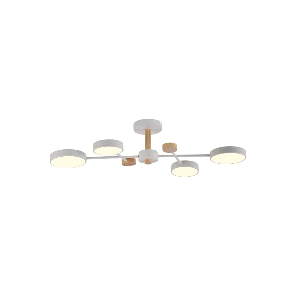 Изображение товара Светильник потолочный Moderli светодиодный Scandi S белый, дерево V10970-CL