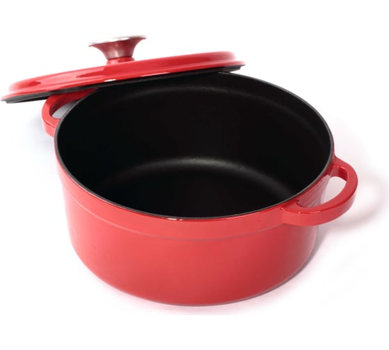 Изображение товара Чугунная кастрюля Korting с крышкой K 1224 R 00000009182