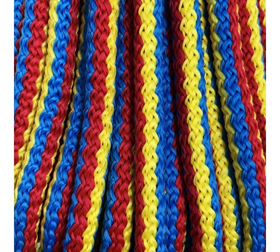 Изображение товара Шнур вязаный Сибшнур, диаметр 5 мм, цветной, 50 м "Колор" 30168