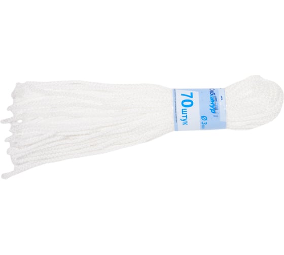 Изображение товара Шнур вязаный СИБШНУР д 3 мм, белый, САДОВОД 30050