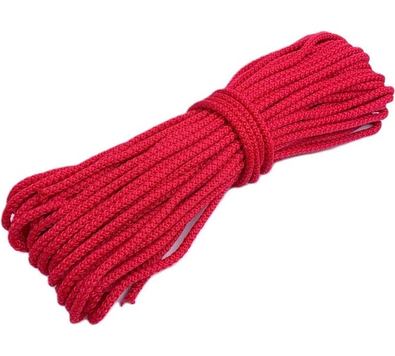 Изображение товара Шнур вязаный СИБШНУР д 4 мм, цветной, 100 м 30125