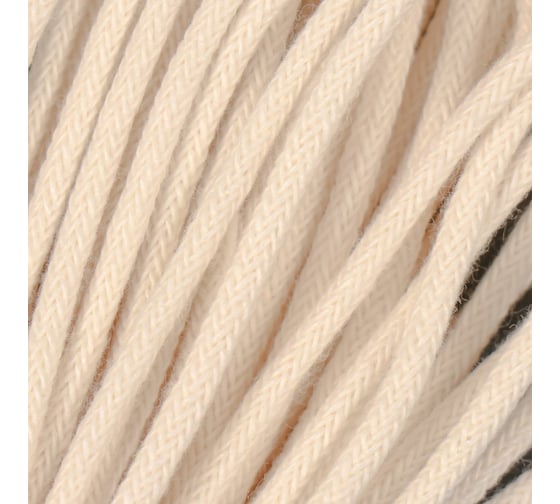 Изображение товара Шнур плетеный СИБШНУР ХБ 5 мм, 10 м, без сердечника, 16прядный 40128