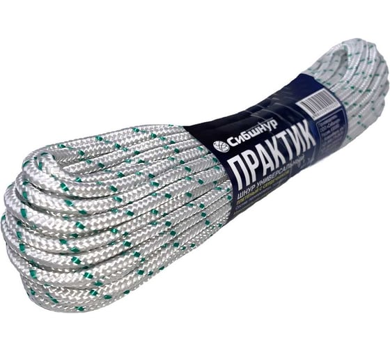 Изображение товара Шнур плетеный СИБШНУР Практик 10 мм, 20 м 20615