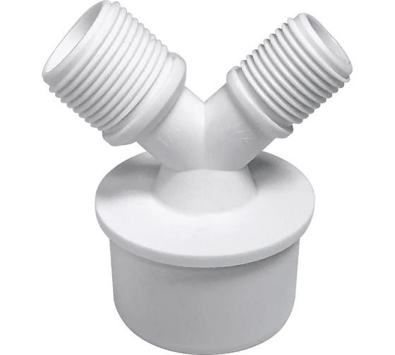 Изображение товара Адаптер резьбовой для подключения слива ORIO вход 1/2" и 3/4", выход 50 мм А-5550