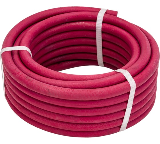 Изображение товара Рукав ацетилен/пропан красный 6.3 мм, 1 кл, бухта 50 м ВРТ DK.1163.06606