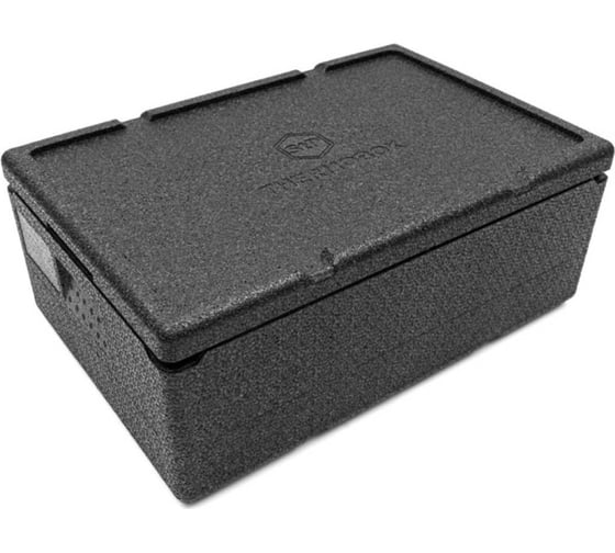 Изображение товара Контейнер Дигрус 32 л, с крышкой, плотность 55, черный К-32-Ч/Д