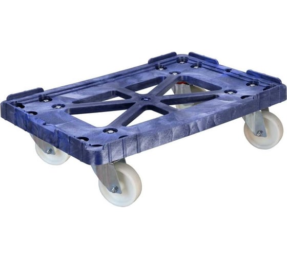 Изображение товара Тележка Дигрус п/э синяя, колеса полиамидные Т-6417-КП-С/Д
