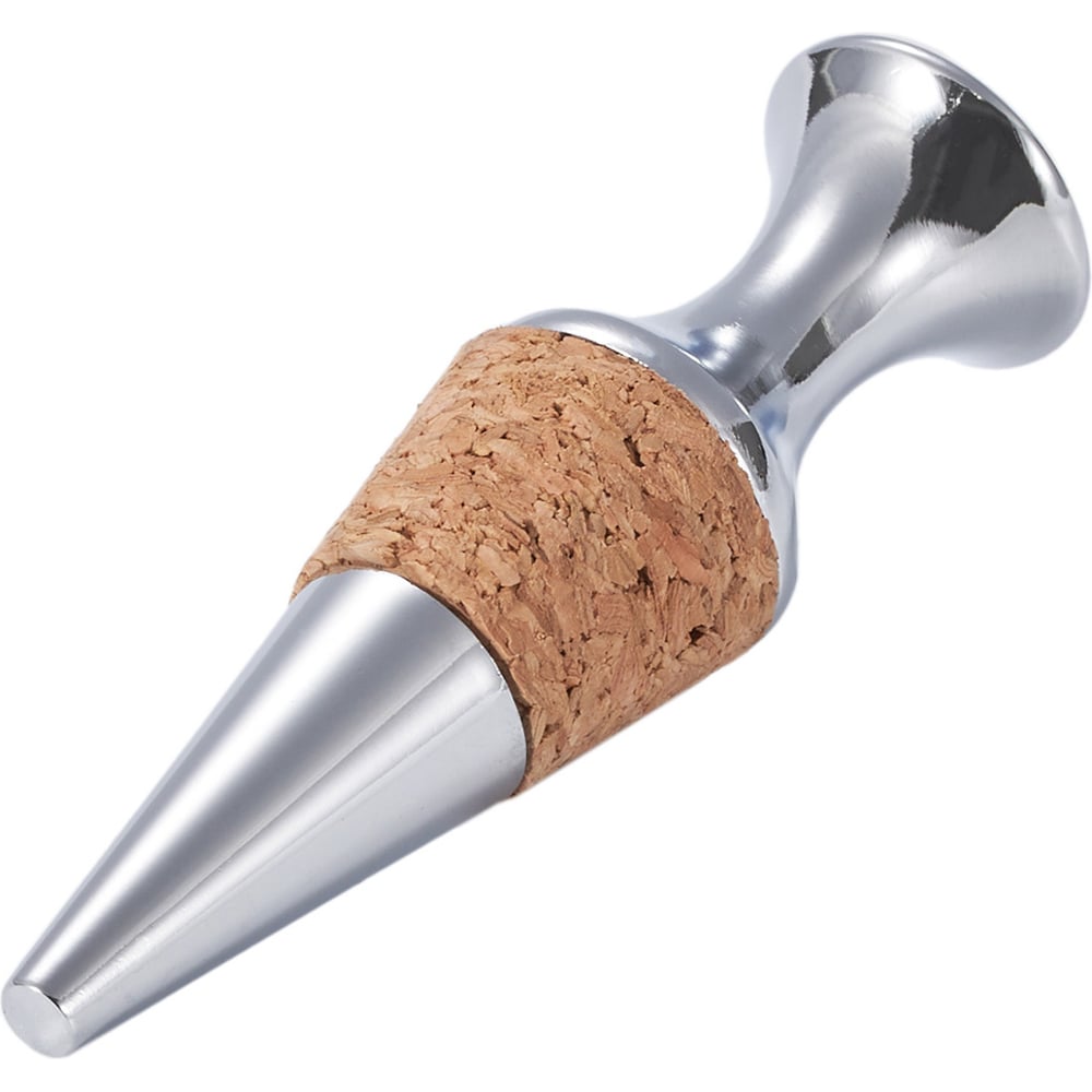 Изображение товара Пробка для вина 8 см Gipfel цинковый сплав фигурная хром