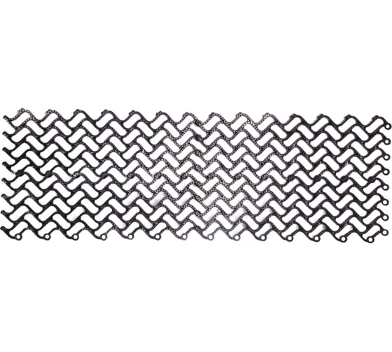 Изображение товара Грязезащитное покрытие Литер Волна Цвет серый, 0,99 м2 643-LR-ВОЛНА-ЧС-24-ПВХ-К