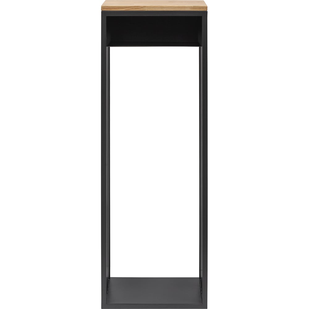 Изображение товара Дровница SOHO с полкой черный каркас дерево 300x400x1200 мм GreenWeen GW-DR-SOHO-B