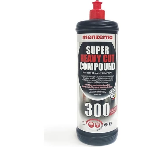 Изображение товара Паста полировальная высокоабразивная Menzerna Improved Formulation 300 250мл, 22204.281.001