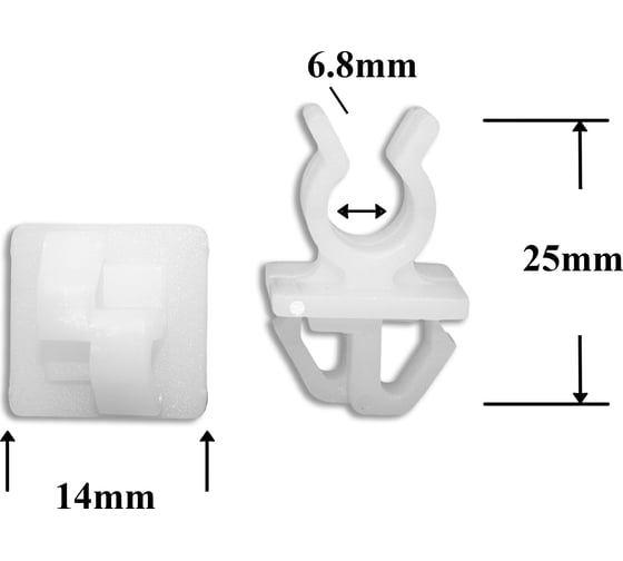 Изображение товара Автокрепеж для Lexus Toyota 10 шт 5345290351 КрепАвто 0854