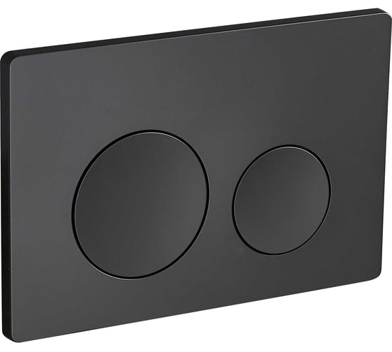 Изображение товара Кнопка слива RGW черный, двойной смыв SWH-07B 68420007-04