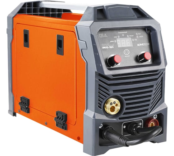 Изображение товара Сварочный инвертор КРАТОН Полуавтомат IMIG-160 3 04 02 033
