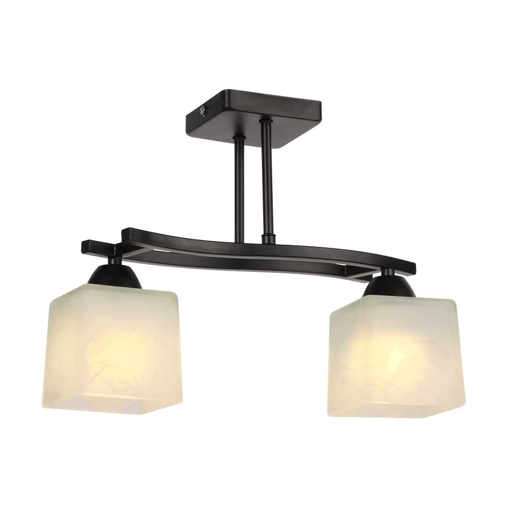 Изображение товара Потолочный светильник Мелодия Света P9484-2 BK классика с двумя лампами E27 80 Вт