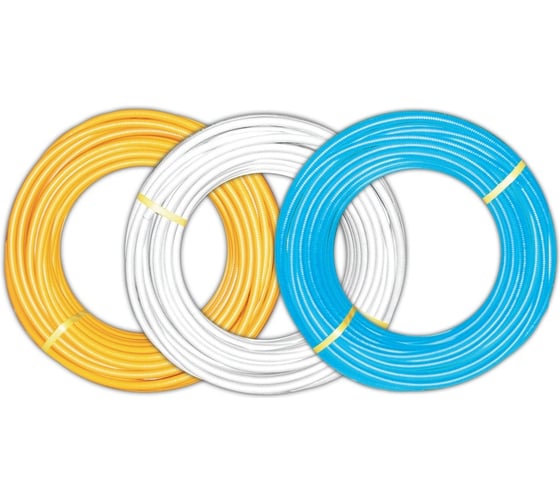 Изображение товара Гофрированная труба для газа Lavita нержавеющая сталь, термообработанная, в желтой п/э оболочке HFPY 15A