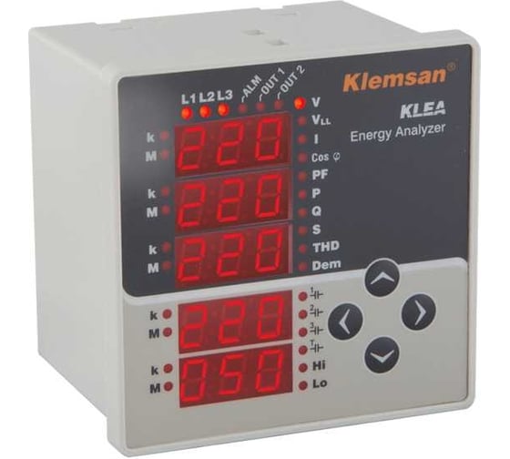 Изображение товара 3-фазный анализатор электроэнергии Klemsan KLEA 110P 0.0.0.6.06180