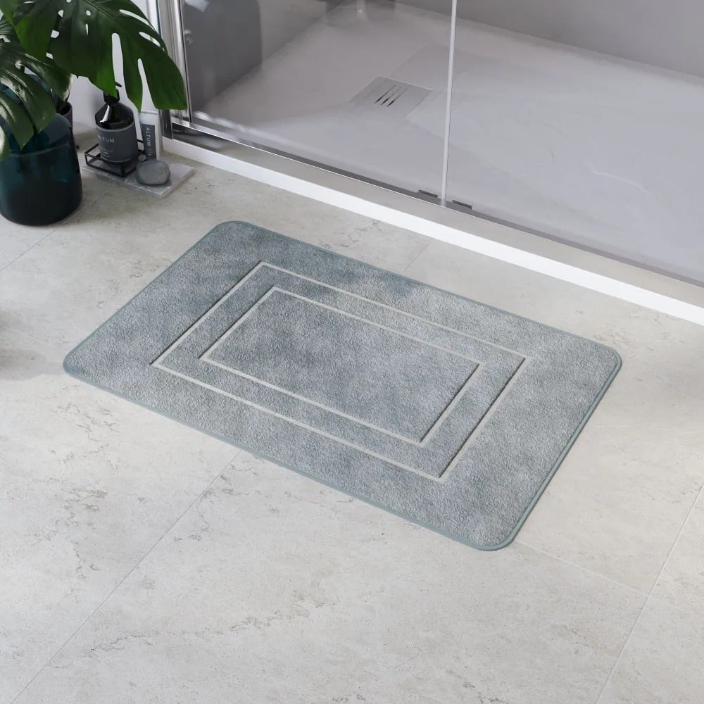 Изображение товара Коврик для ванной RGW BM-003 50x80 см серый ПВХ противоскользящее покрытие