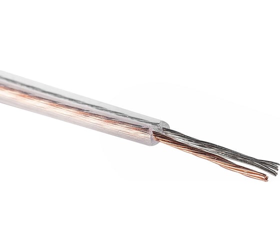 Изображение товара Провод для неона MAKSILED прозрачный, 26AWG, d-0.4мм, 0.13мм кв, 10 м ML-IS AWG 26 WIRE