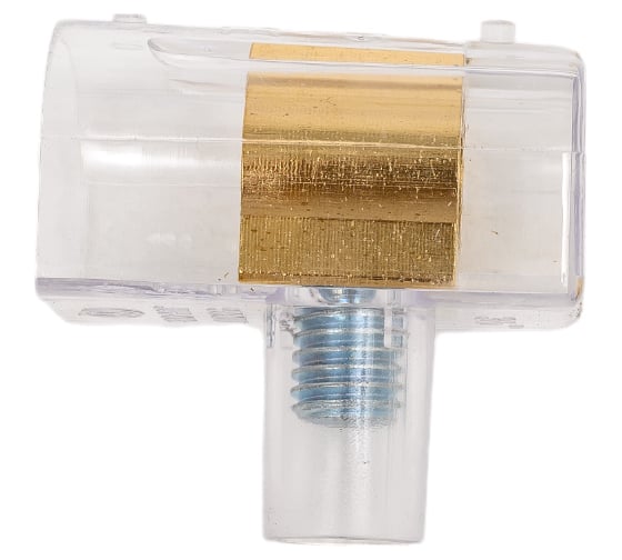 Изображение товара Зажим винтовой концевой изолированный STEKKER КЗВИ-35 500В, 135А, 10 контактов (10шт в упак), 49765