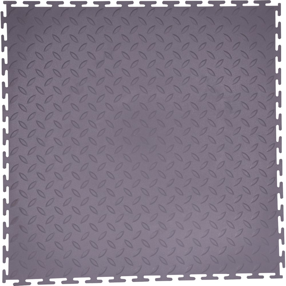 Изображение товара Напольное покрытие ПВХ Литер ТРАФИК ТАЙЛ 7 мм серый РИФ
