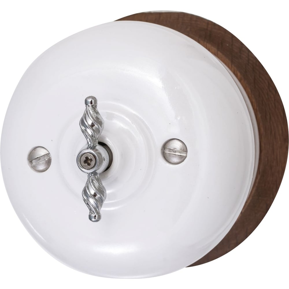 Изображение товара Выключатель 2 клавиши Bironi Фаберже керамика перламутр IP20