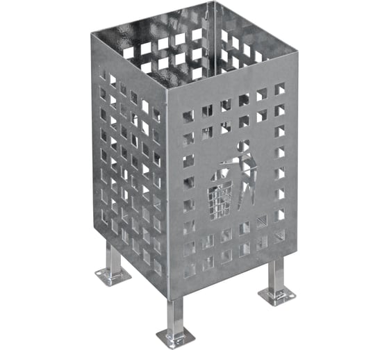 Изображение товара Урна Комплект-Агро "Сити" 24 л хром KA8086