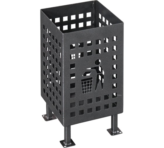 Изображение товара Урна Комплект-Агро "Сити" 24 л темно-серая KA8093