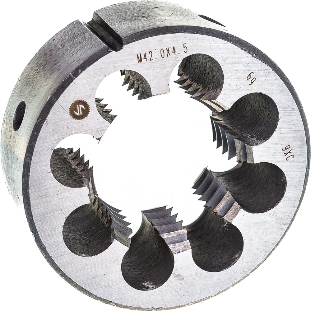 Изображение товара Плашка ИНСТУЛС М 42.0х4.5х75х30 из стали 9ХС для метрической резьбы