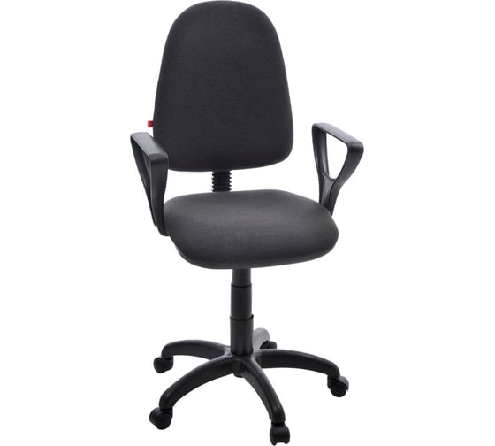 Изображение товара Кресло Фабрикант Престиж Лайт ткань, Мебельная, ТК-2 (темно-серый), г/п 140, О, PL 600, гольф, ролик ст. 4610097306457