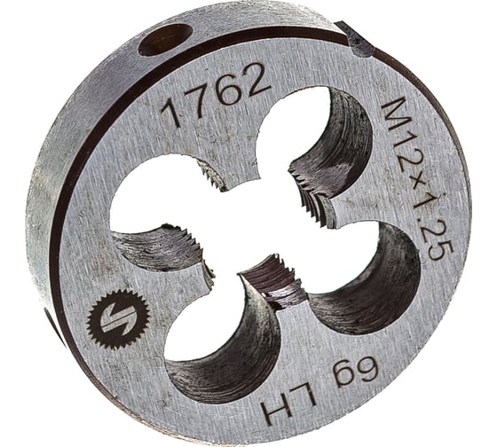 Изображение товара Плашка ИНСТУЛС М. 12.0х1.25х38х10 9SiCr 6g DIN223 левая 00001178346