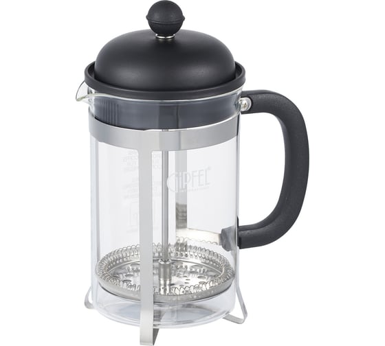 Изображение товара Френч-пресс Gipfel PHOENIX 800мл. Материал: боросиликатное стекло, нерж.сталь 18/10, пластик 7170