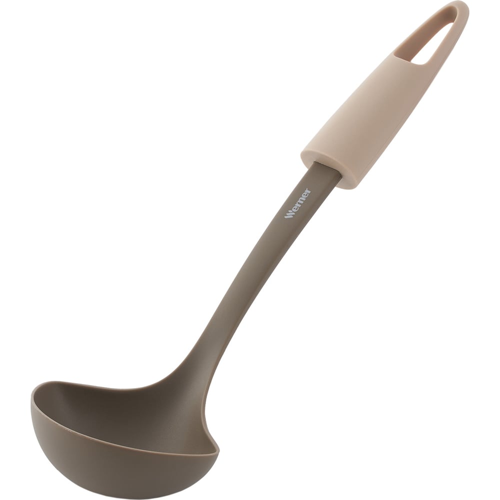 Изображение товара Половник WERNER ANZIO 31 см. Материал рабочей части: нейлон, материал ручки: пластик. 50004