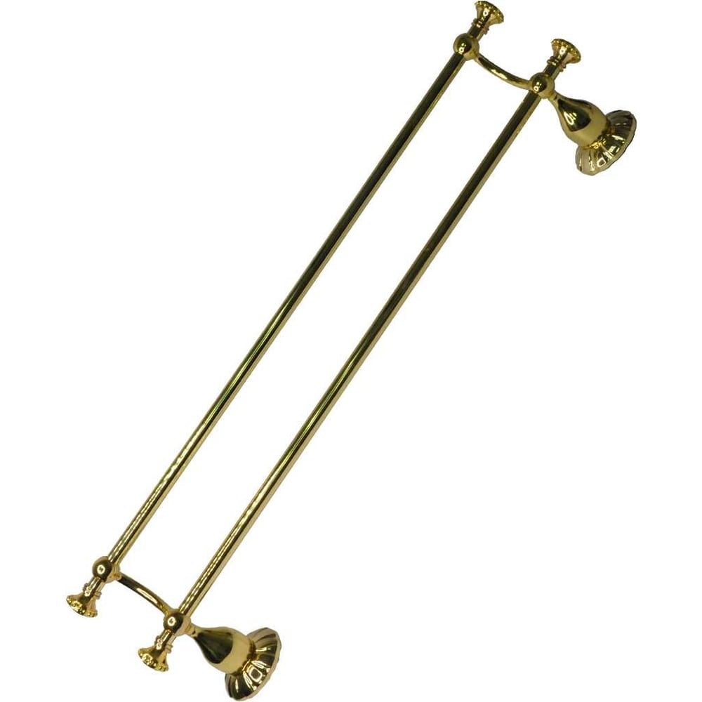 Изображение товара Держатель полотенца Elvan 60 см, двойной, золото 98813-600G