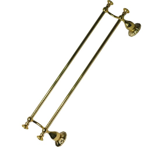 Изображение товара Держатель полотенца Elvan 60 см, двойной, золото 98813-600G