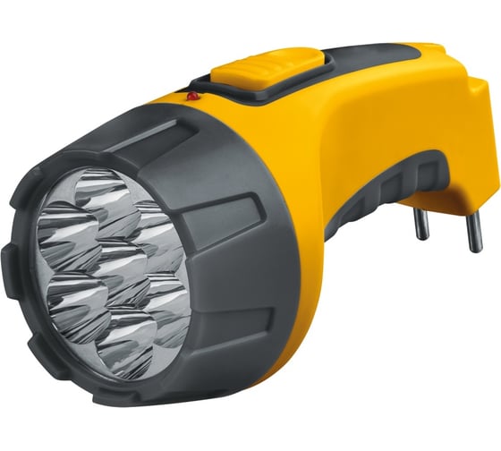 Изображение товара Фонарь Navigator, NPT-CP04-ACCU, пластик, 7LED, прямой, зарядка, аккумулятор 4В, 700мАч 94952