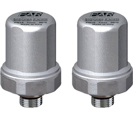 Изображение товара Компенсатор гидроудара FAR Р макс 50 бар, 1/2 НР FA 2895 12 SET2