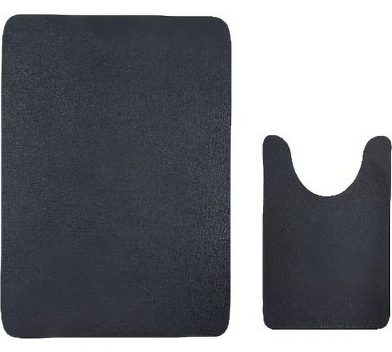 Изображение товара Коврик для ванной RGW BM-011 90*60/40*60/Черный, комплект 2 шт 6241011-104