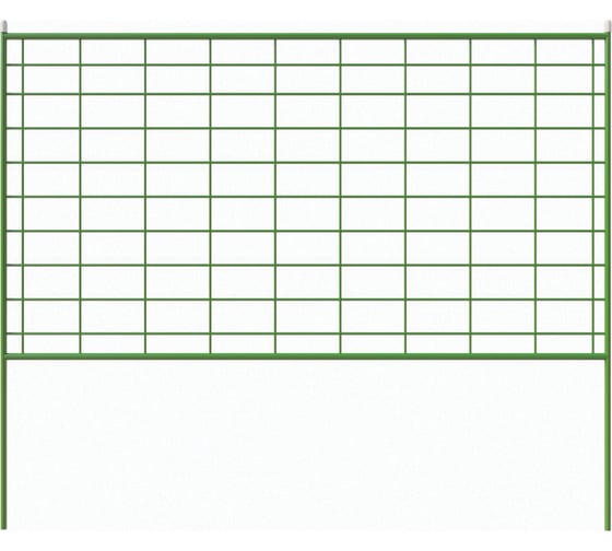 Изображение товара Забор декорированный металлический Комплект-Агро "Решетка" ( Д- 4,82 м, В- 0,7 м ) (5 секций) KA7422