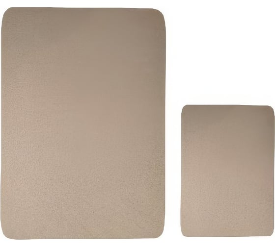 Изображение товара Коврик для ванной RGW BM-012 90*60/40*60/Бежевый, комплект 2 шт 6241012-103