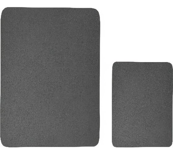 Изображение товара Коврик для ванной RGW BM-012 90*60/40*60/Темно-серый, комплект 2 шт 6241012-106
