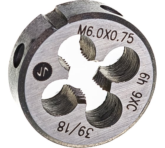 Изображение товара Плашка ИНСТУЛС М. 6.0х0.75х20х7 9SiCr 6h DIN223 00001289686