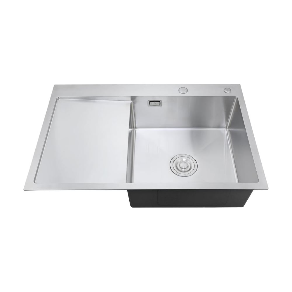 Изображение товара Кухонная мойка из нержавеющей стали с левым крылом и дозатором MRK-7851R