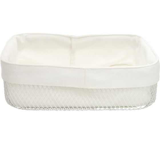 Изображение товара Корзина для хлеба Lemax прямоугольная, матовый белый LB-8 WT