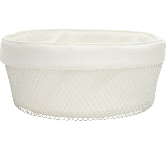 Изображение товара Корзина для хлеба Lemax круглая, матовый белый LB-7 WT